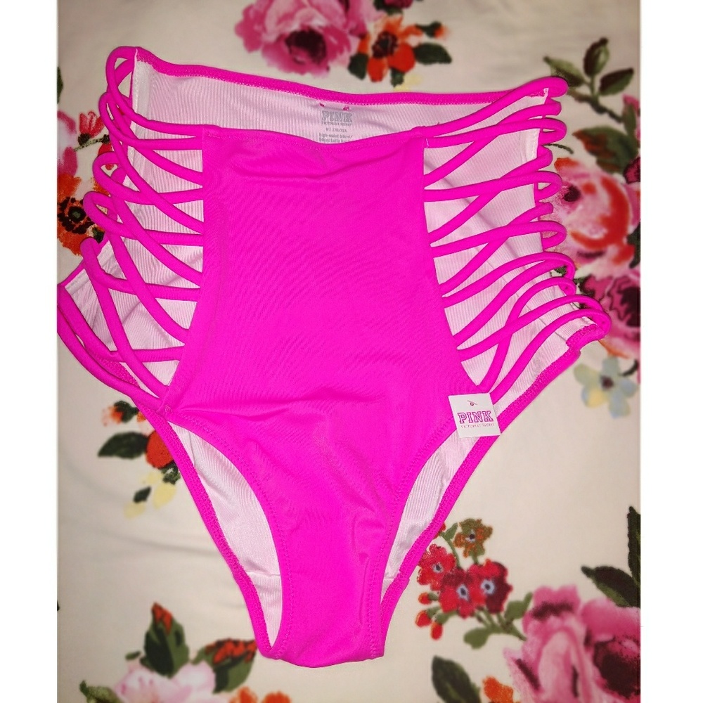 Victoria's Secret Pink STRAPPY HIGH WAIST BIKINI